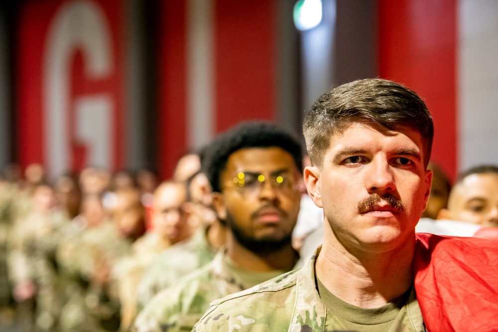 Pathfinders display national pride at London NFL game