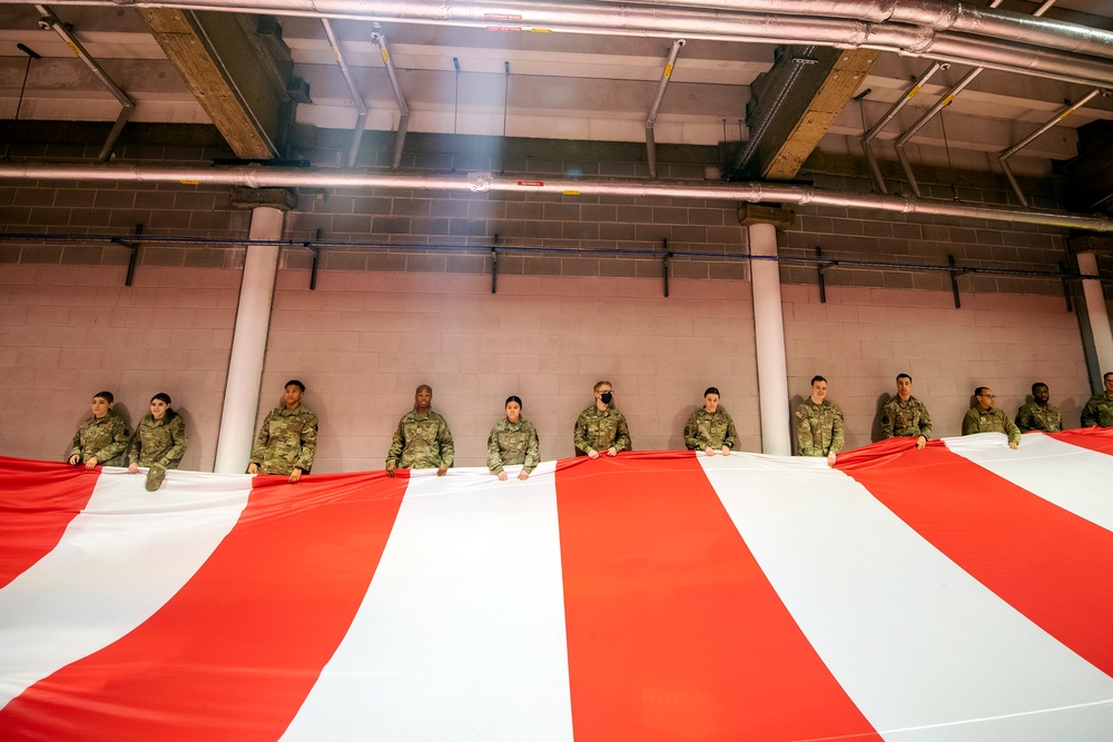 Pathfinders display national pride at London NFL game