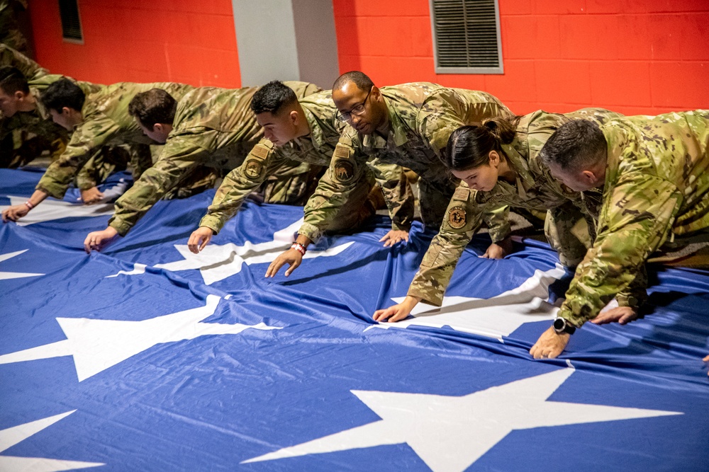 Pathfinders display national pride at London NFL game