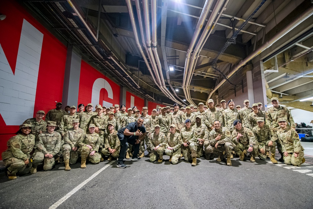 Pathfinders display national pride at London NFL game