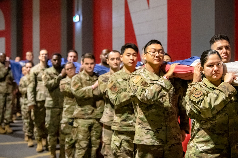 Pathfinders display national pride at London NFL game