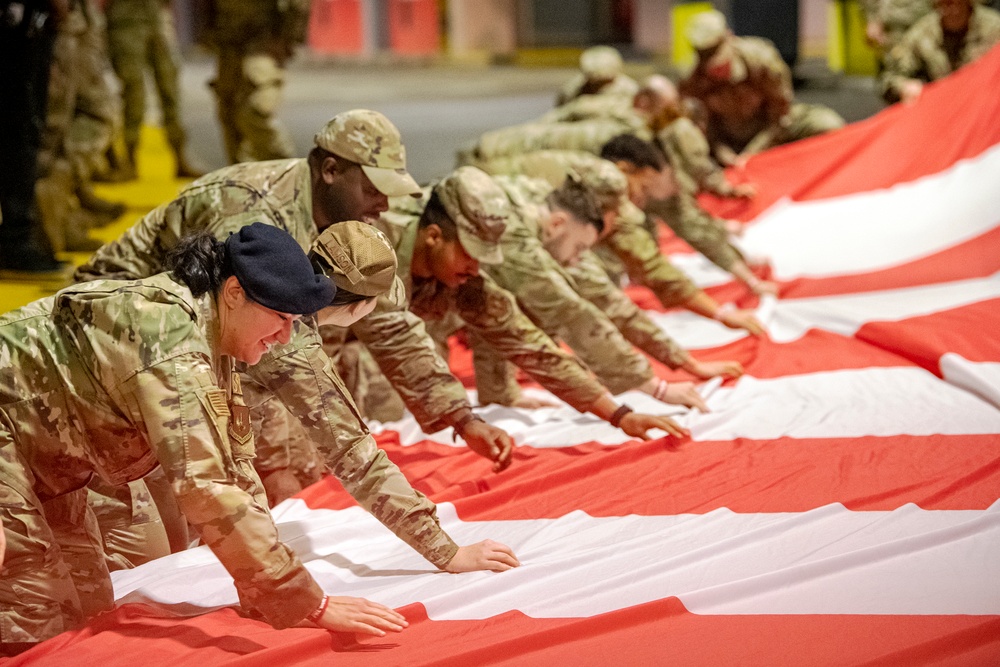 Pathfinders display national pride at London NFL game