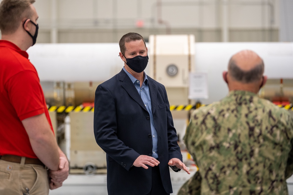 CNO Tours New Hypersonic Missile Production Facility
