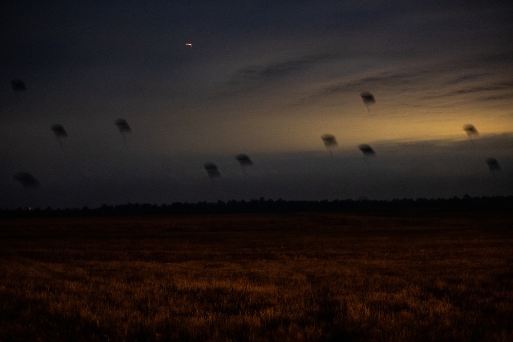 Paratroopers Jump onto Geronimo Drop Zone