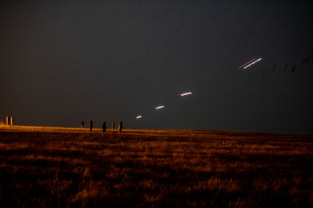 Paratroopers Jump onto Geronimo Drop Zone