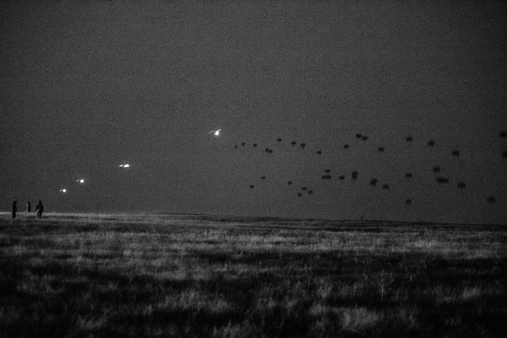 Paratroopers Jump onto Geronimo Drop Zone