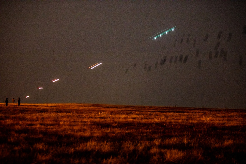 Paratroopers Jump onto Geronimo Drop Zone