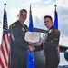 Gen. Minihan presents RCH871 with distinguished flying crosses