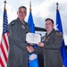 Gen. Minihan presents RCH871 with distinguished flying crosses