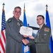 Gen. Minihan presents RCH871 with distinguished flying crosses