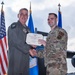 Gen. Minihan presents RCH871 with distinguished flying crosses