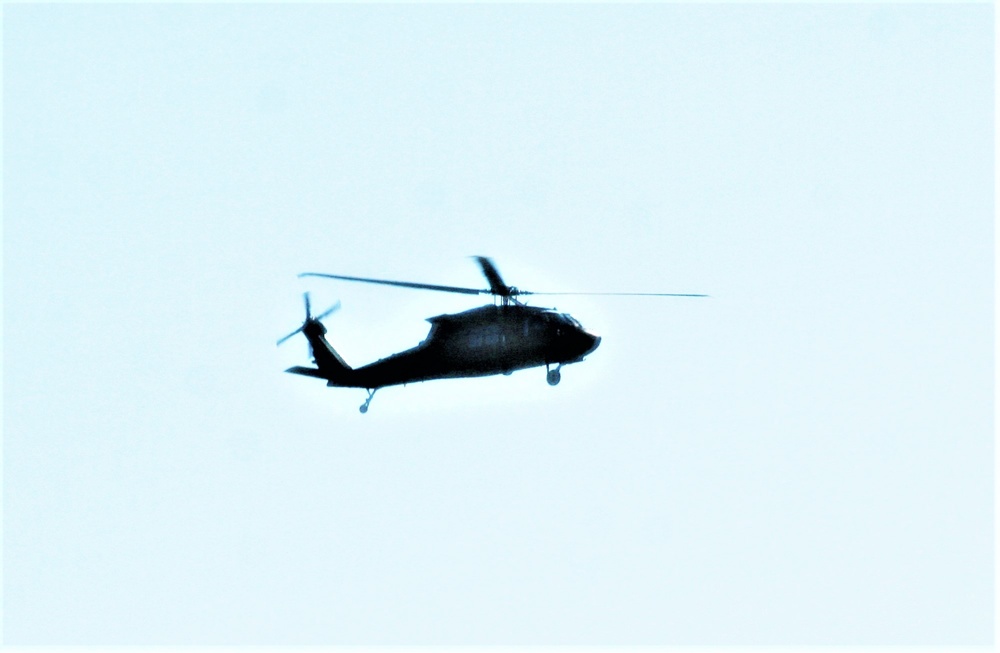 Wisconsin National Guard UH-60 Black Hawk operations at Fort McCoy