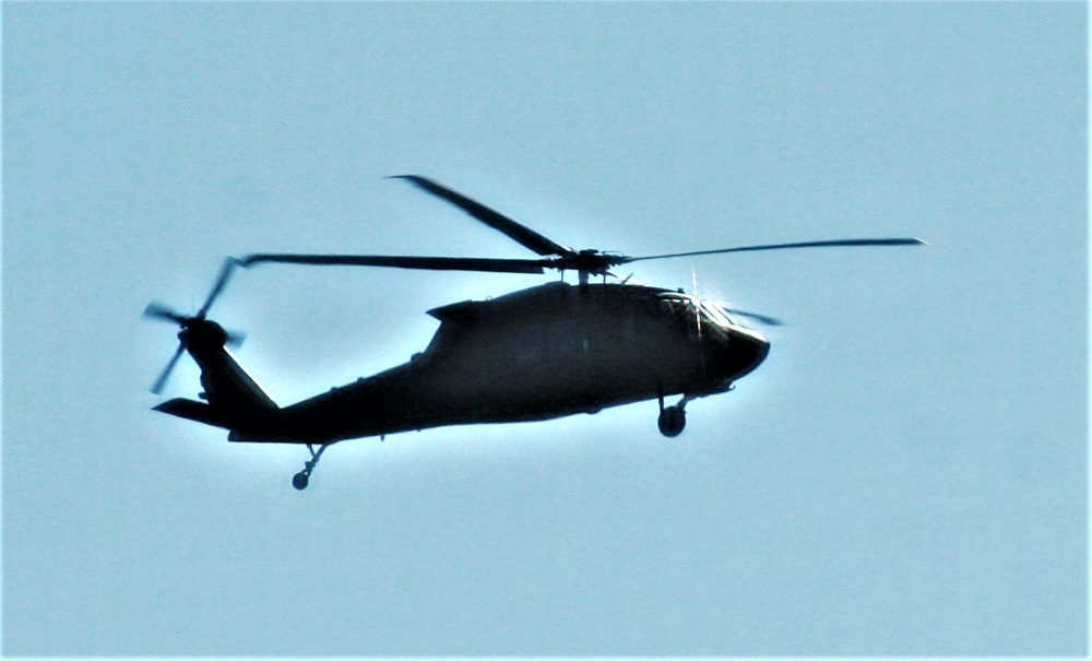 Wisconsin National Guard UH-60 Black Hawk operations at Fort McCoy