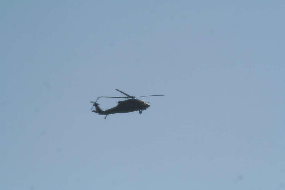 Wisconsin National Guard UH-60 Black Hawk operations at Fort McCoy