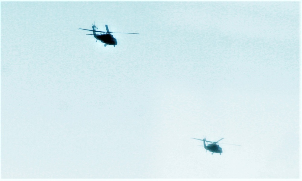 Wisconsin National Guard UH-60 Black Hawk operations at Fort McCoy