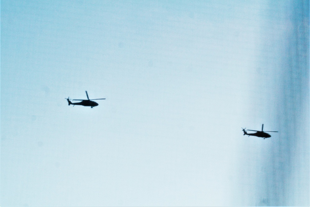 Wisconsin National Guard UH-60 Black Hawk operations at Fort McCoy