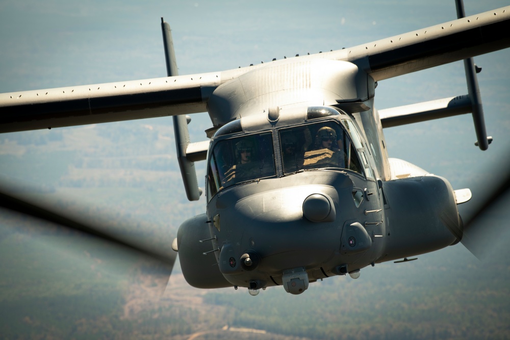 8th Special Operations Squadron conducts a training flight