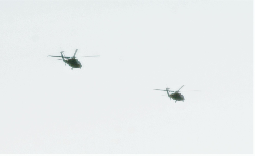 Wisconsin National Guard UH-60 Black Hawk operations at Fort McCoy