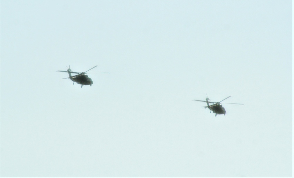 Wisconsin National Guard UH-60 Black Hawk operations at Fort McCoy