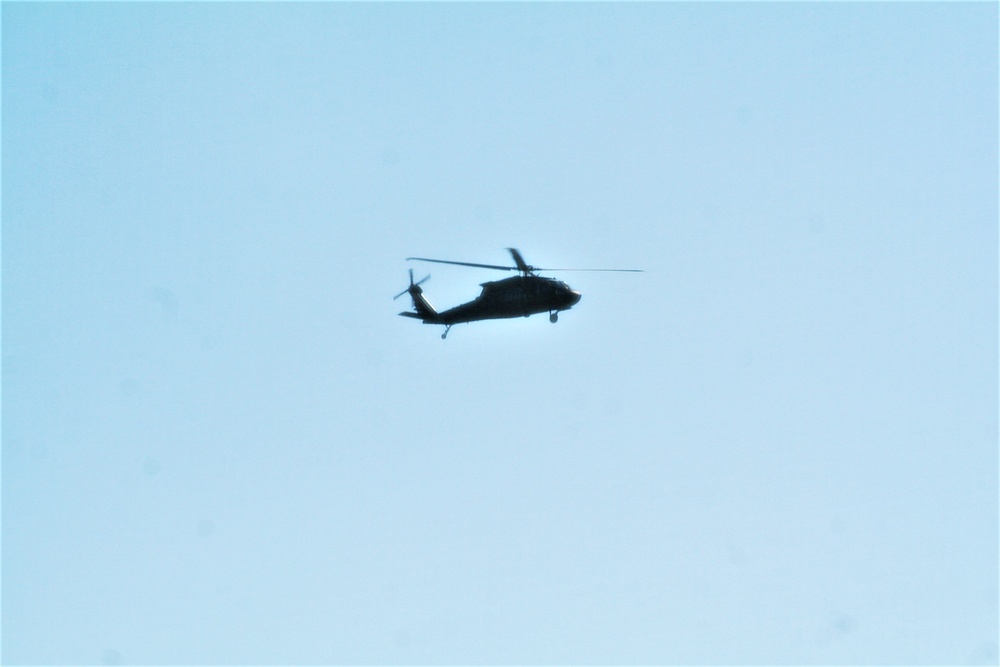 Wisconsin National Guard UH-60 Black Hawk operations at Fort McCoy