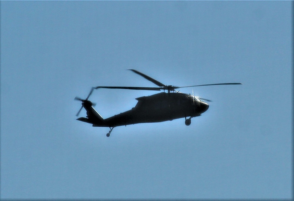 Wisconsin National Guard UH-60 Black Hawk operations at Fort McCoy