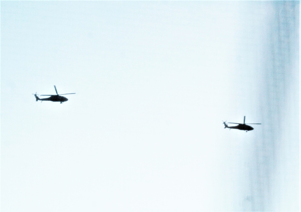 Wisconsin National Guard UH-60 Black Hawk operations at Fort McCoy