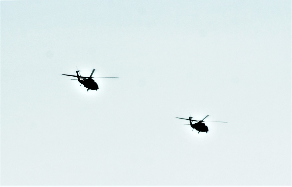 Wisconsin National Guard UH-60 Black Hawk operations at Fort McCoy