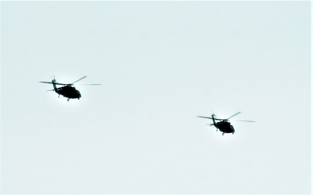 Wisconsin National Guard UH-60 Black Hawk operations at Fort McCoy