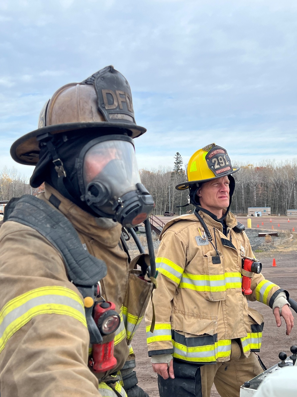 Fire Departments train and collaborate to create finishing course