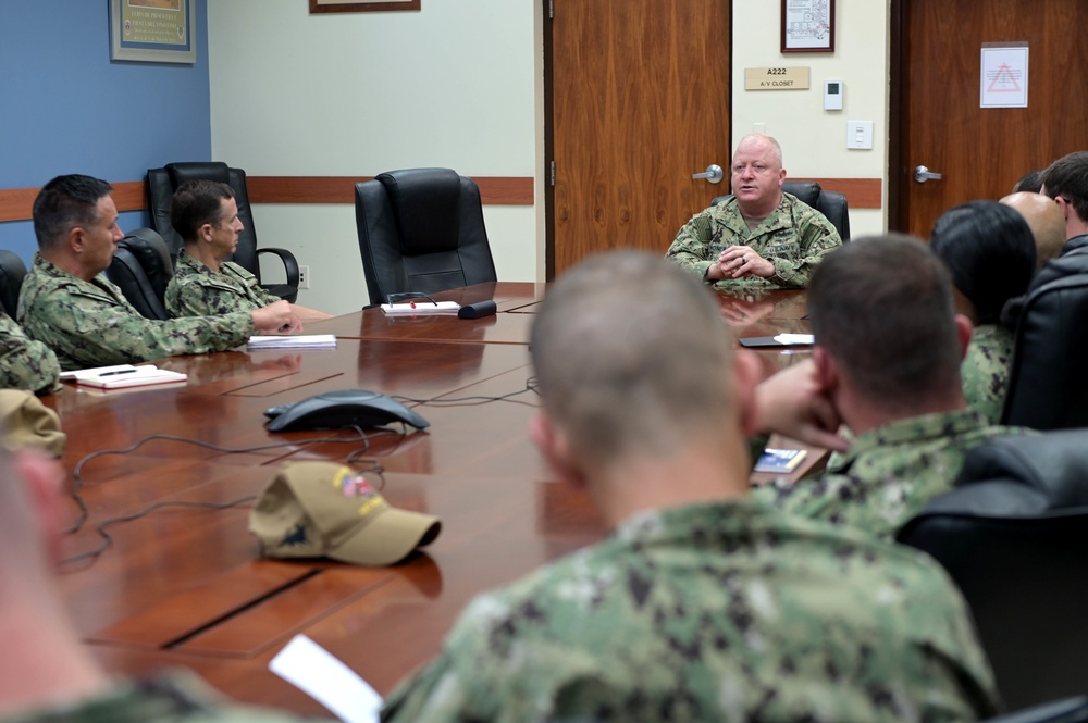 Master Chief Petty Officer of the Navy James Honea Visits Naval Station Rota