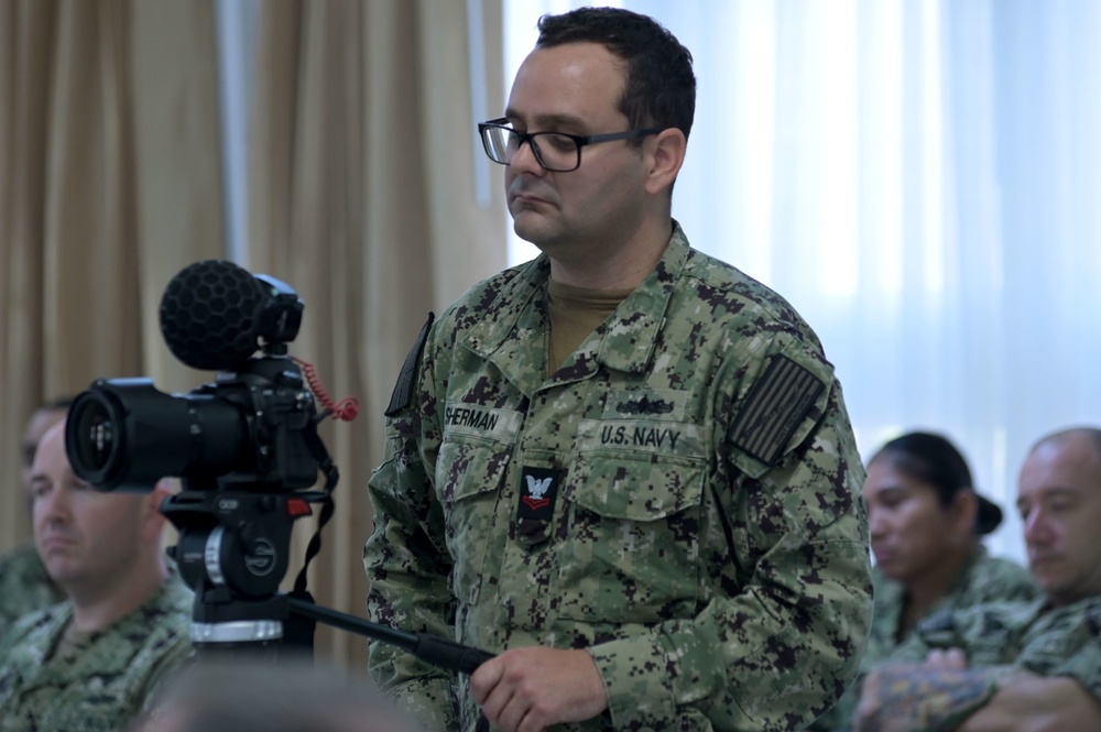 Master Chief Petty Officer of the Navy James Honea Visits Naval Station Rota