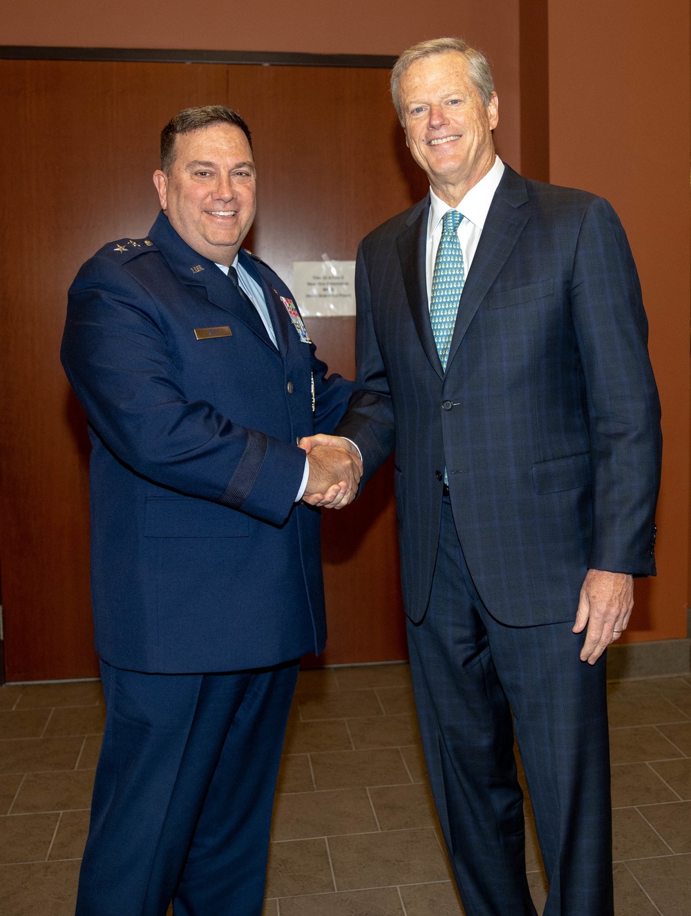 Massachusetts Governor Charlie Baker signs SPEED Act at Massachusetts National Guard Headquarters