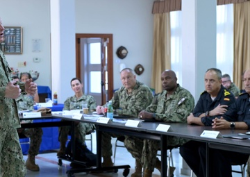 Master Chief Petty Officer of the Navy James Honea Visits Naval Station Rota