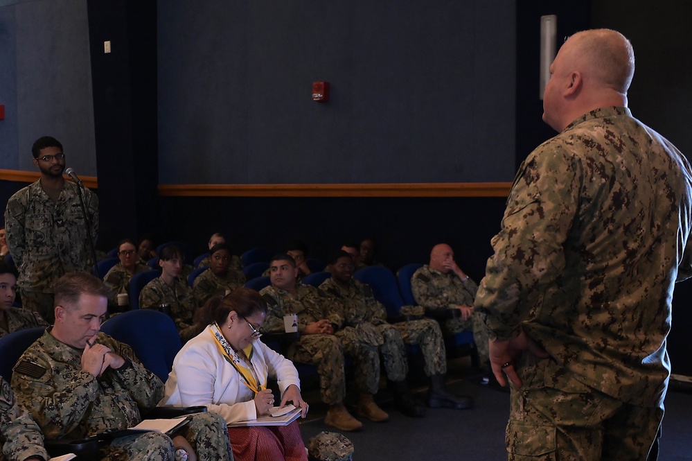 Master Chief Petty Officer of the Navy James Honea Visits Naval Station Rota