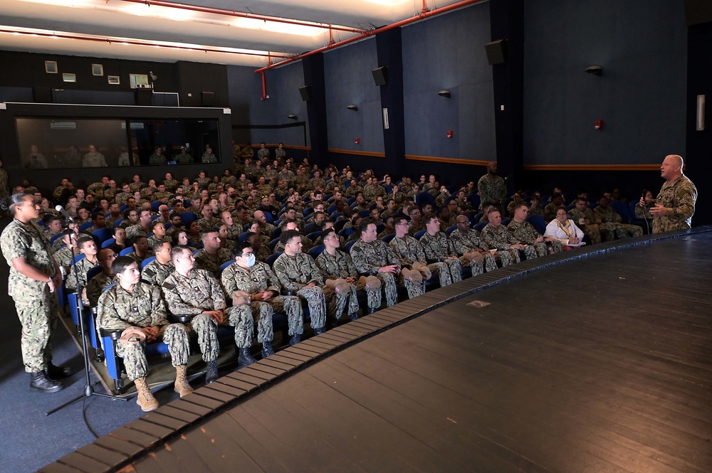 Master Chief Petty Officer of the Navy James Honea Visits Naval Station Rota