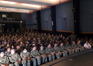 Master Chief Petty Officer of the Navy James Honea Visits Naval Station Rota