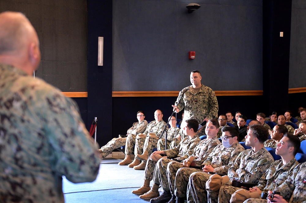 Master Chief Petty Officer of the Navy James Honea Visits Naval Station Rota