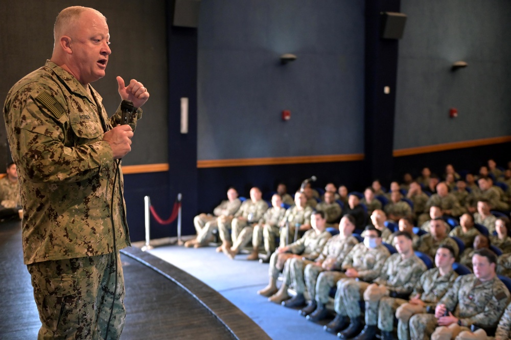 Master Chief Petty Officer of the Navy James Honea Visits Naval Station Rota