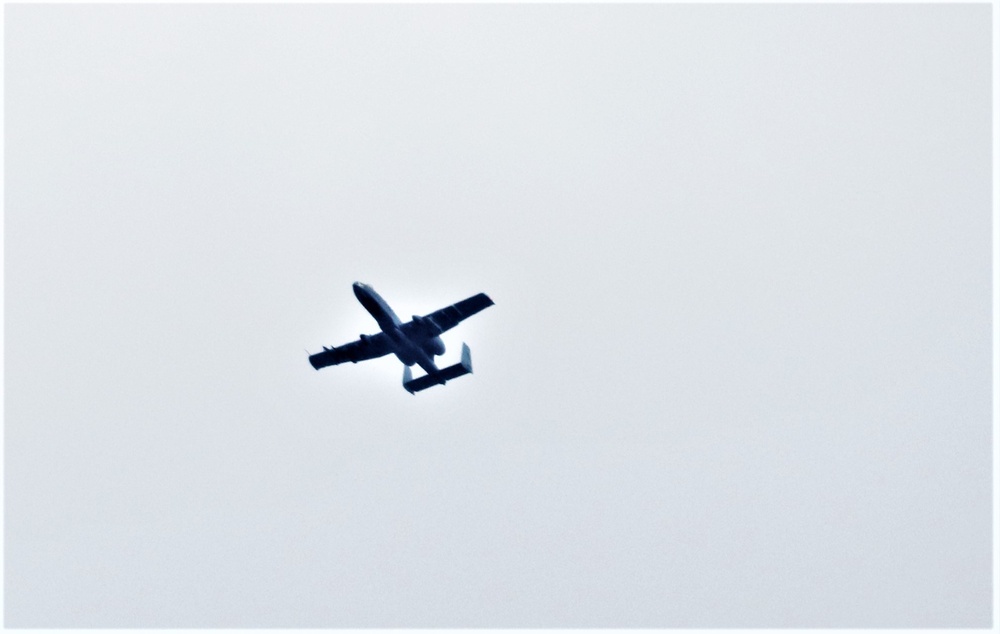 Air Force holds training with A-10 aircraft at Fort McCoy