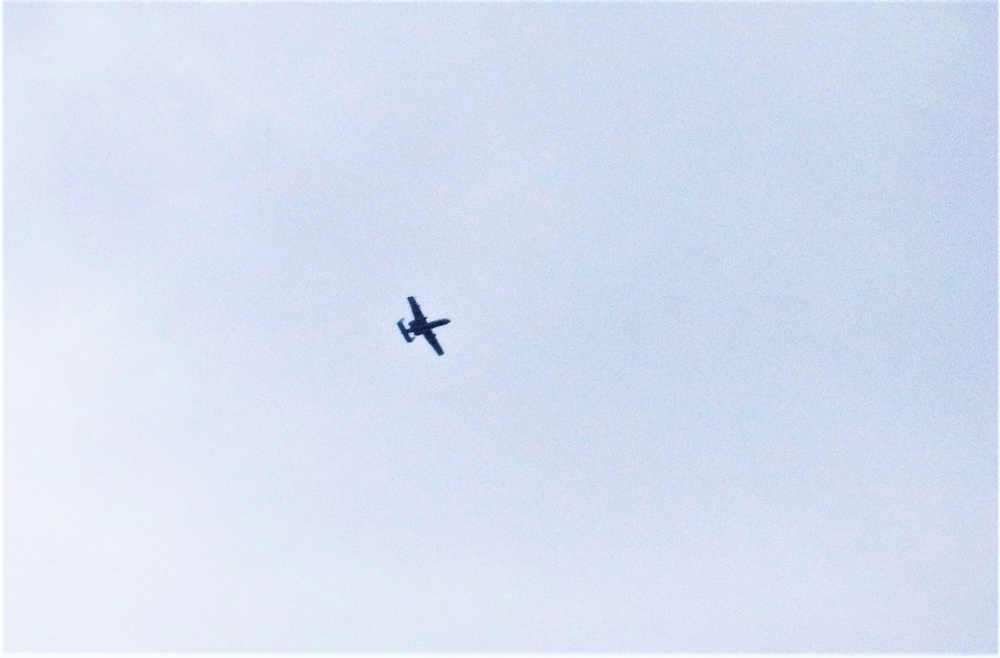 Air Force holds training with A-10 aircraft at Fort McCoy