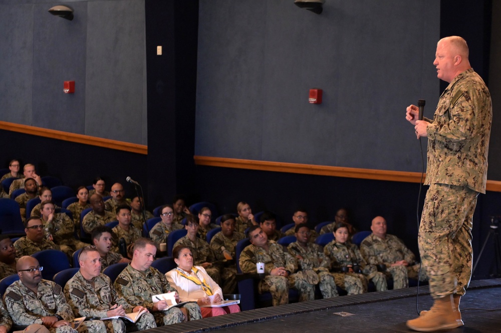 Master Chief Petty Officer of the Navy James Honea Visits Naval Station Rota