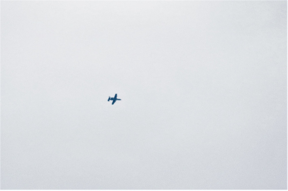 Air Force holds training with A-10 aircraft at Fort McCoy