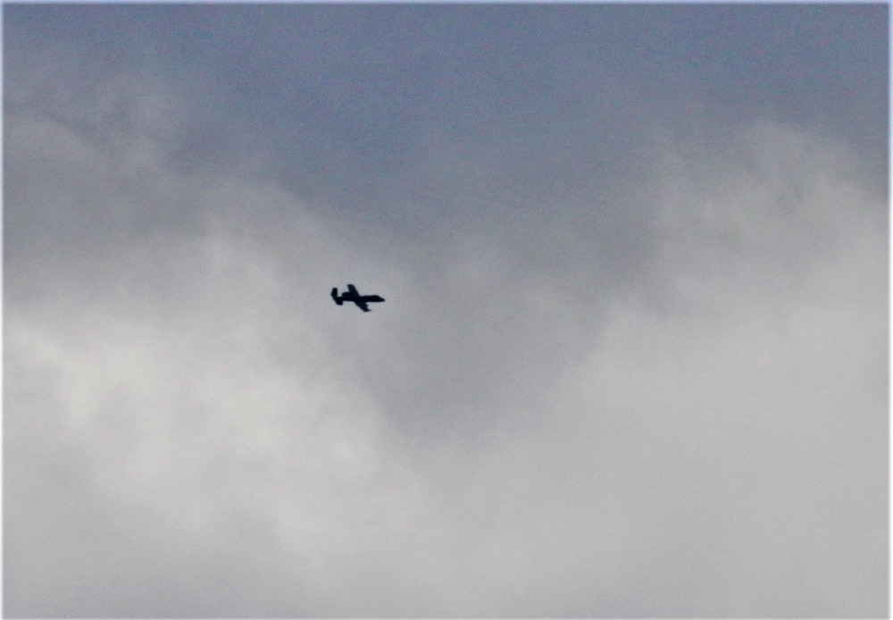 Air Force holds training with A-10 aircraft at Fort McCoy