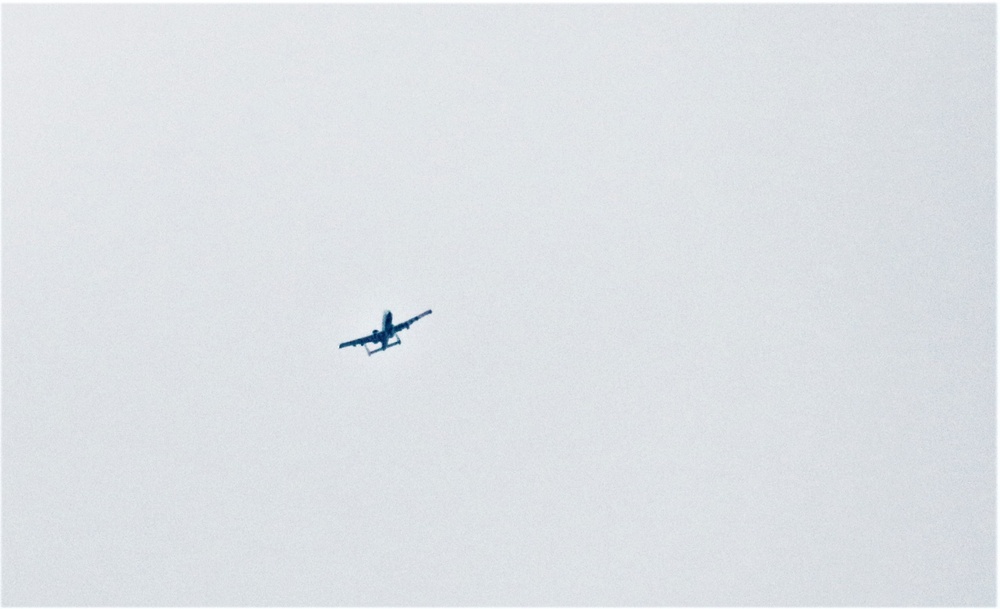 Air Force holds training with A-10 aircraft at Fort McCoy