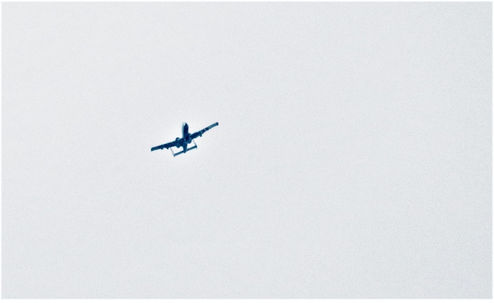 Air Force holds training with A-10 aircraft at Fort McCoy