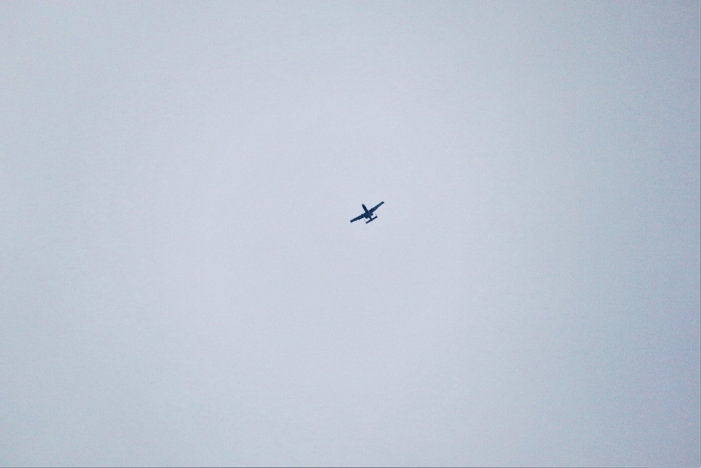 Air Force holds training with A-10 aircraft at Fort McCoy