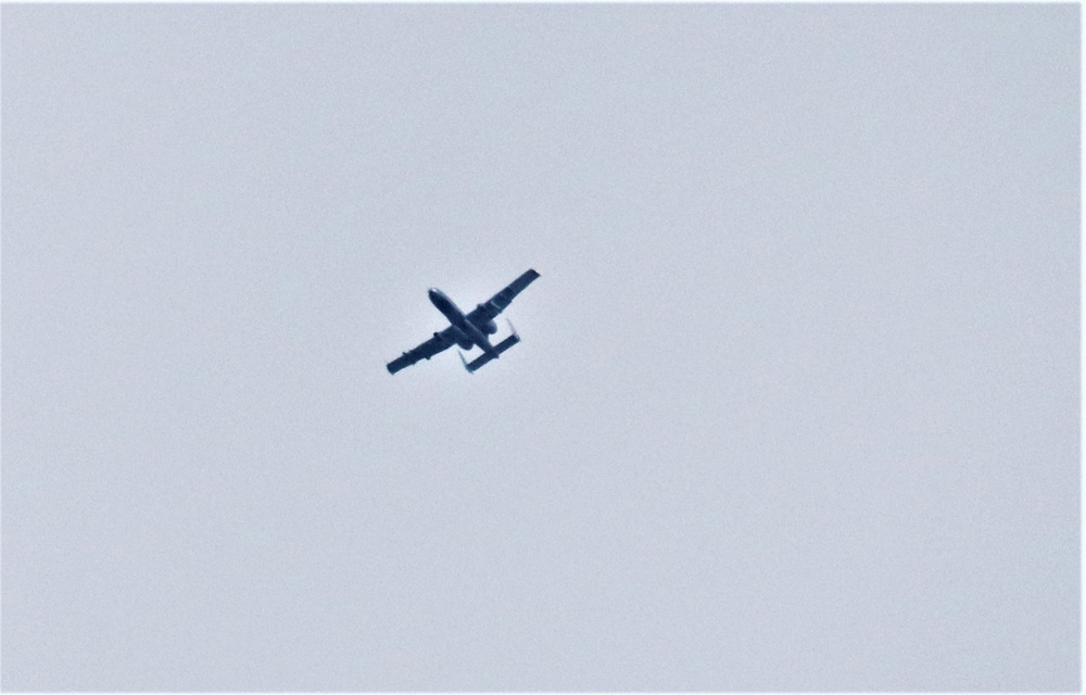 Air Force holds training with A-10 aircraft at Fort McCoy