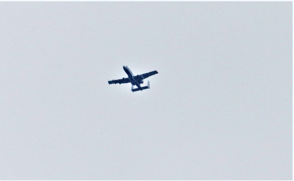 Air Force holds training with A-10 aircraft at Fort McCoy