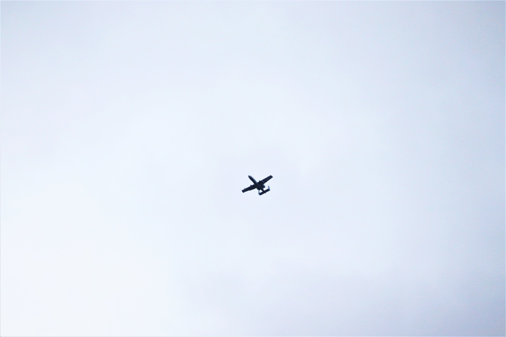 Air Force holds training with A-10 aircraft at Fort McCoy