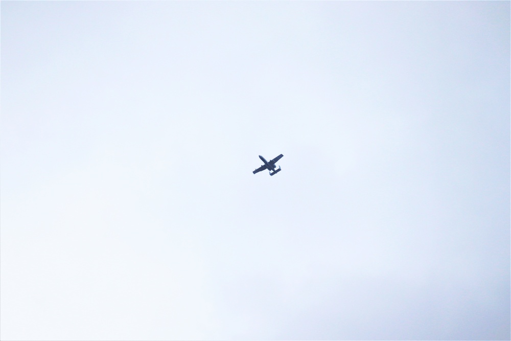 Air Force holds training with A-10 aircraft at Fort McCoy